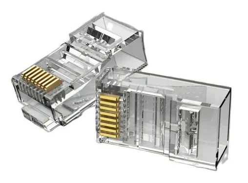 Ficha de red x100 unidades UTP RJ45 cat 6