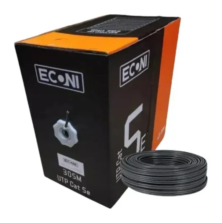 Cable UTP Econi Cat 5E 4 pares X 0,50mm (exterior) CCA 100m